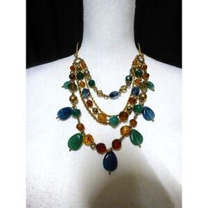 $68.00 Charter Club Antique Gold Layered Necklace